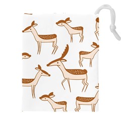 Cute Animal Deer Drawstring Pouch (5xl) by artworkshop