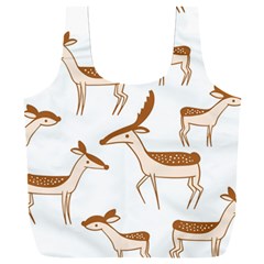 Cute Animal Deer Full Print Recycle Bag (xxl) by artworkshop