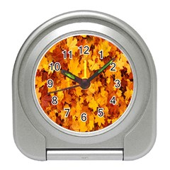 Fall Travel Alarm Clock by artworkshop