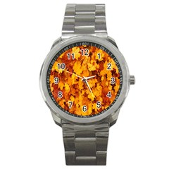 Fall Sport Metal Watch by artworkshop