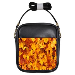 Fall Girls Sling Bag by artworkshop