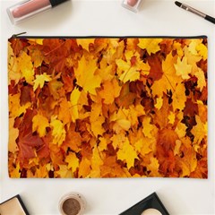 Fall Cosmetic Bag (xxxl) by artworkshop