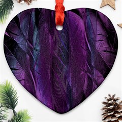 Feather Ornament (Heart)