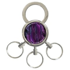 Feather 3-Ring Key Chain