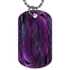 Feather Dog Tag (One Side)