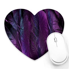 Feather Heart Mousepads