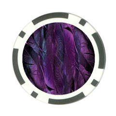 Feather Poker Chip Card Guard