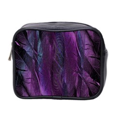 Feather Mini Toiletries Bag (two Sides) by artworkshop