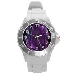 Feather Round Plastic Sport Watch (L)