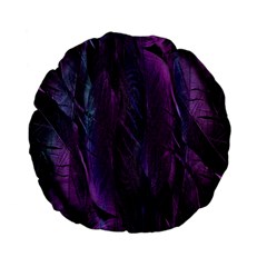 Feather Standard 15  Premium Flano Round Cushions by artworkshop