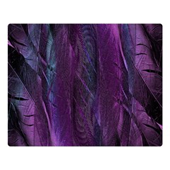 Feather Double Sided Flano Blanket (large)  by artworkshop