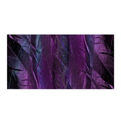 Feather Satin Wrap 35  x 70 