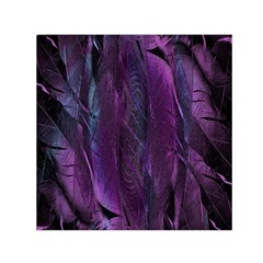 Feather Square Satin Scarf (30  x 30 )