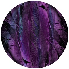 Feather Wooden Puzzle Round