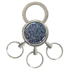 Internet Planet Drinks 3-ring Key Chain by artworkshop