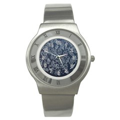 Internet Planet Drinks Stainless Steel Watch by artworkshop