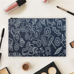 Internet Planet Drinks Cosmetic Bag (large) by artworkshop