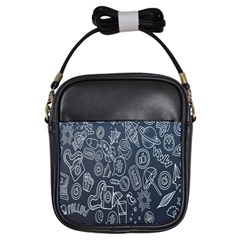 Internet Planet Drinks Girls Sling Bag by artworkshop