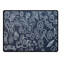 Internet Planet Drinks Double Sided Fleece Blanket (small)  by artworkshop