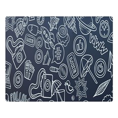 Internet Planet Drinks Double Sided Flano Blanket (large)  by artworkshop