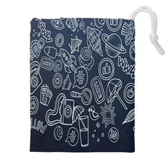 Internet Planet Drinks Drawstring Pouch (5xl) by artworkshop