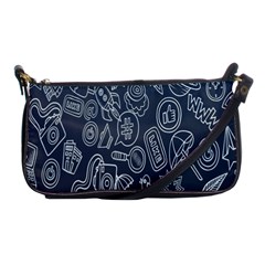 Internet Planet Drinks Shoulder Clutch Bag by artworkshop