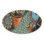 Mosaic Oval Magnet Front