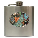 Mosaic Hip Flask (6 oz) Front