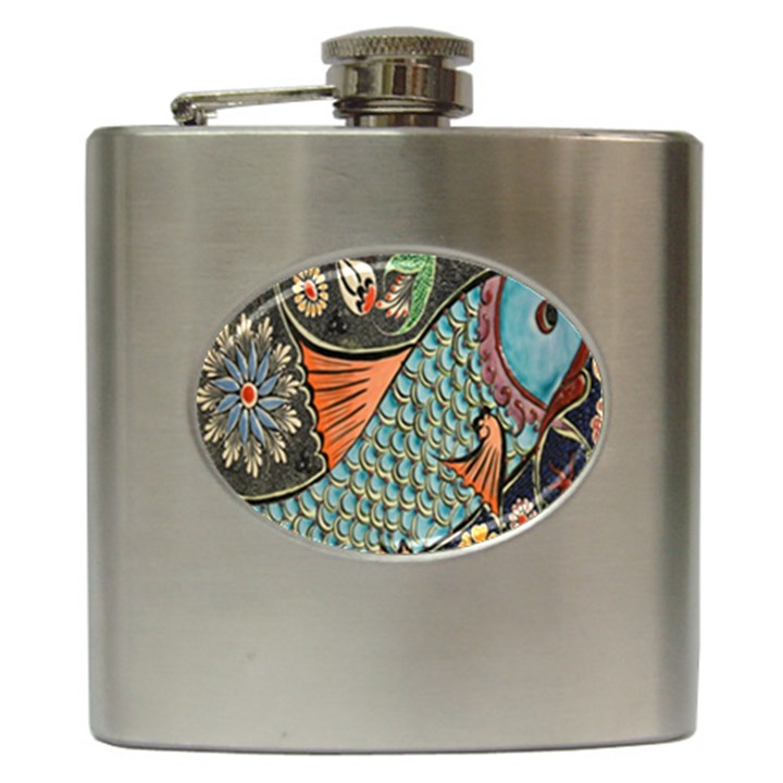 Mosaic Hip Flask (6 oz)