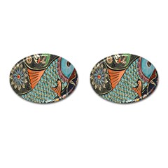 Mosaic Cufflinks (oval) by artworkshop