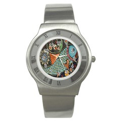 Mosaic Stainless Steel Watch by artworkshop