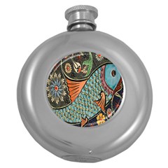 Mosaic Round Hip Flask (5 Oz) by artworkshop