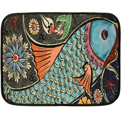 Mosaic Fleece Blanket (mini) by artworkshop