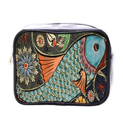 Mosaic Mini Toiletries Bag (one Side) by artworkshop