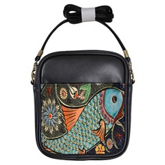 Mosaic Girls Sling Bag by artworkshop