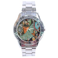 Mosaic Stainless Steel Analogue Watch by artworkshop