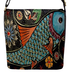 Mosaic Flap Closure Messenger Bag (s) by artworkshop