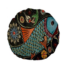 Mosaic Standard 15  Premium Flano Round Cushions by artworkshop