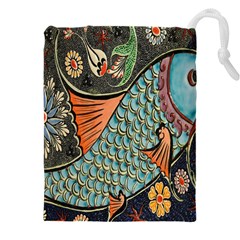 Mosaic Drawstring Pouch (4xl) by artworkshop