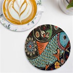 Mosaic UV Print Round Tile Coaster Front