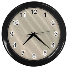 Sand Waves Wall Clock (black) by artworkshop