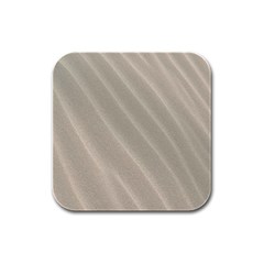 Sand Waves Rubber Square Coaster (4 Pack) by artworkshop