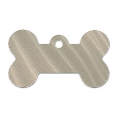 Sand Waves Dog Tag Bone (one Side) by artworkshop