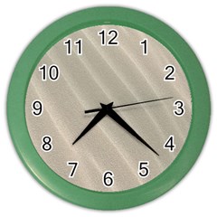 Sand Waves Color Wall Clock by artworkshop