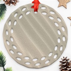 Sand Waves Ornament (round Filigree) by artworkshop