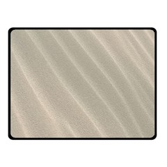 Sand Waves Double Sided Fleece Blanket (small)  by artworkshop