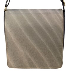 Sand Waves Flap Closure Messenger Bag (s) by artworkshop