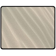 Sand Waves Double Sided Fleece Blanket (medium)  by artworkshop