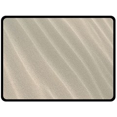 Sand Waves Double Sided Fleece Blanket (large)  by artworkshop