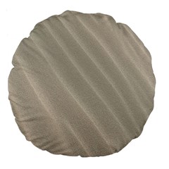 Sand Waves Large 18  Premium Flano Round Cushions by artworkshop